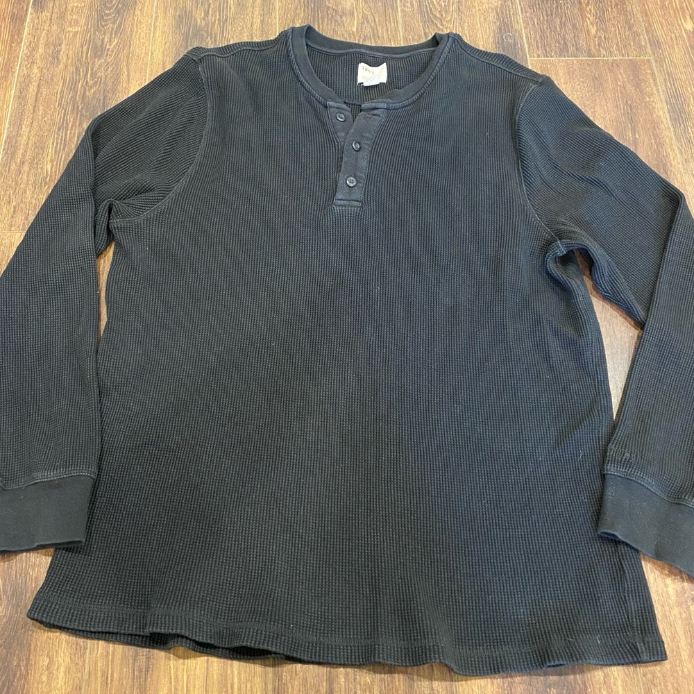 Tilley waffle Henley long sleeve